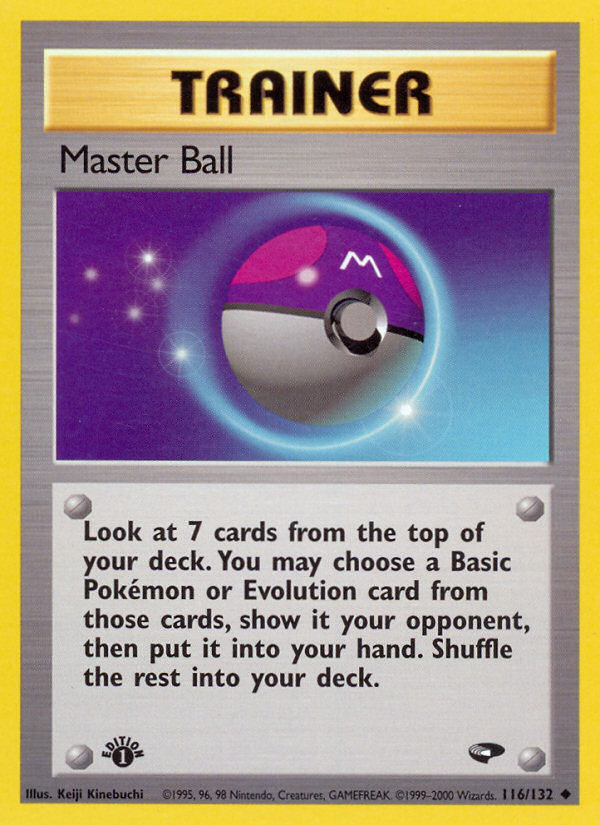 Master Ball (116/132) [Gym Challenge 1st Edition] | All Aboard Games