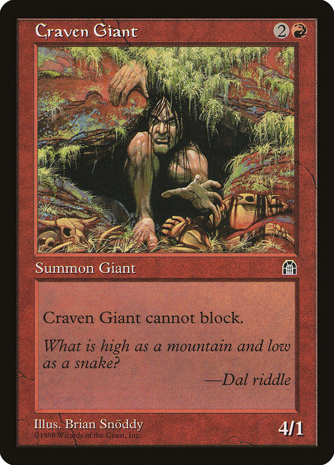 Craven Giant [Stronghold] | All Aboard Games