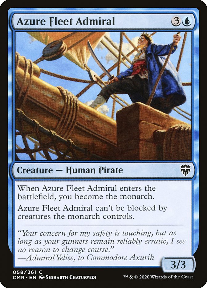 Azure Fleet Admiral [Commander Legends] | All Aboard Games