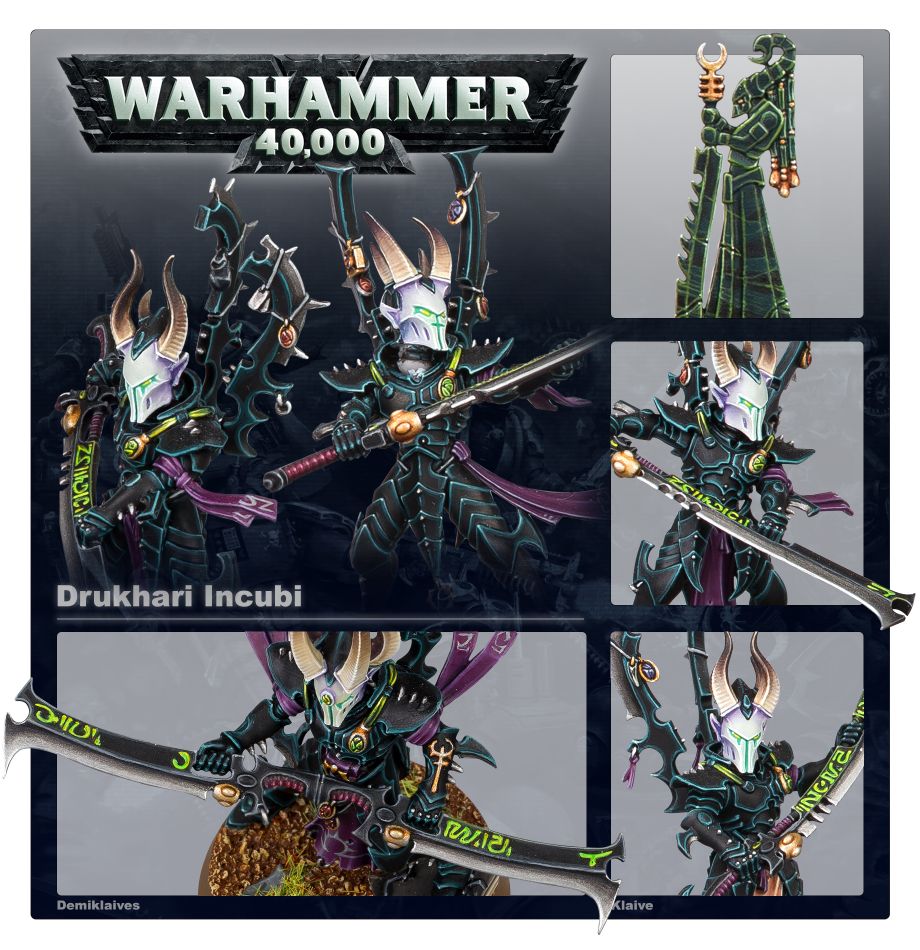 Warhammer - Drukhari: Incubi | All Aboard Games