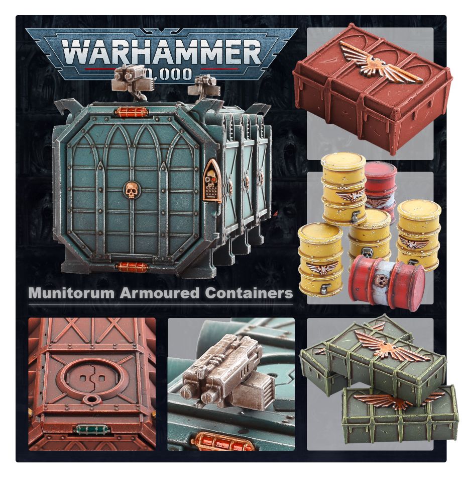 Warhammer - Battlezone: Manufactorum - Munitorm Armoured Containers | All Aboard Games