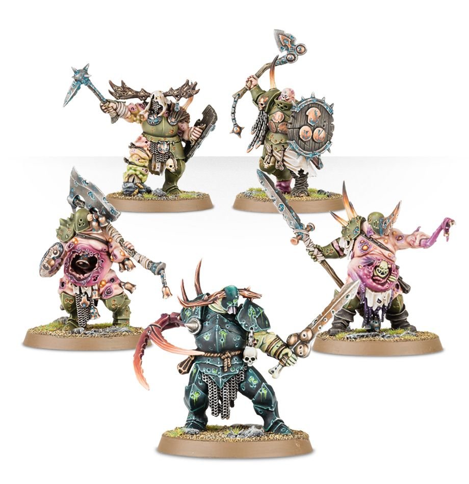 Warhammer: Age of Sigmar - Maggotkin of Nurgle: Putrid Blightkings | All Aboard Games