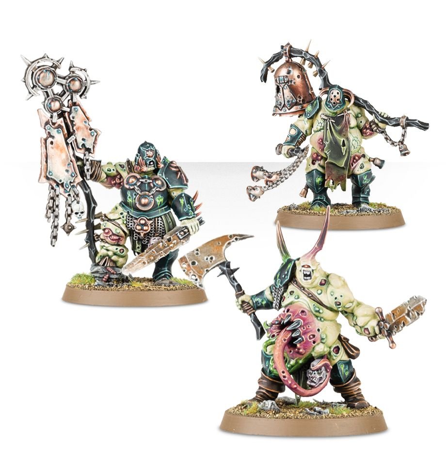 Warhammer: Age of Sigmar - Maggotkin of Nurgle: Putrid Blightkings | All Aboard Games