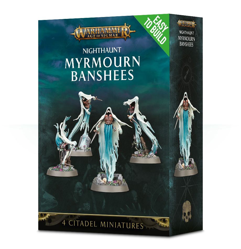 Warhammer: Age of Sigmar - Nighthaunt: Myrmourn Banshees (Easy to Build) | All Aboard Games