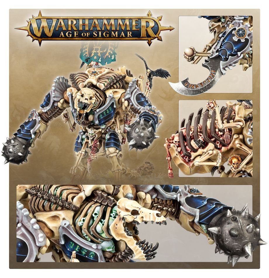 Warhammer: Age of Sigmar - Ossiarch Bonereapers: Gothizzar Harvester | All Aboard Games