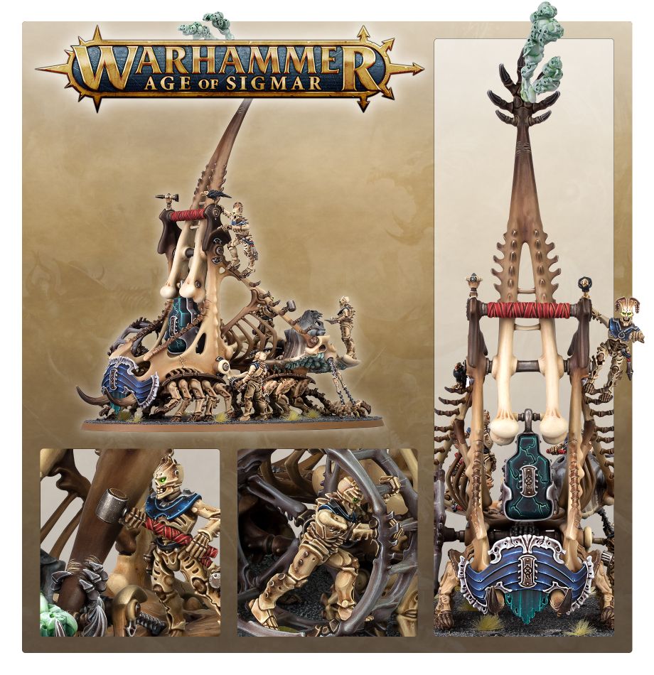 Warhammer: Age of Sigmar - Ossiarch Bonereapers: Mortek Crawler | All Aboard Games