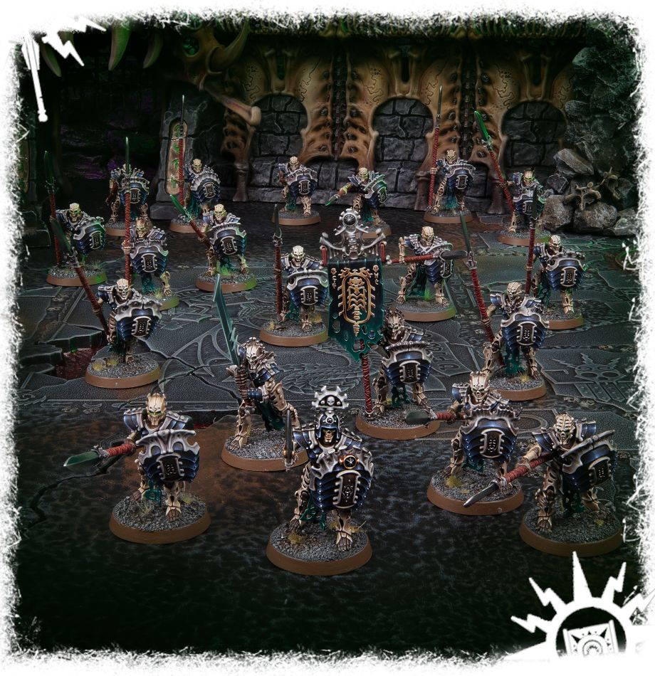 Warhammer: Age of Sigmar - Ossiarch Bonereapers: Mortek Guard | All Aboard Games