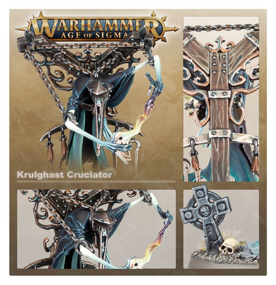 Warhammer: Age of Sigmar - Nighthaunt: Krulghast Cruciator | All Aboard Games