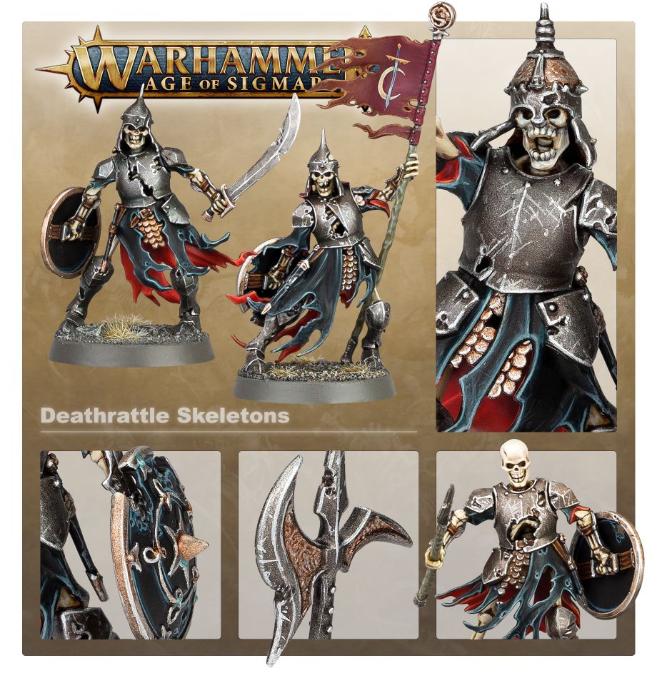 Warhammer: Age of Sigmar - Soulblight Gravelords: Deathrattle Skeletons | All Aboard Games