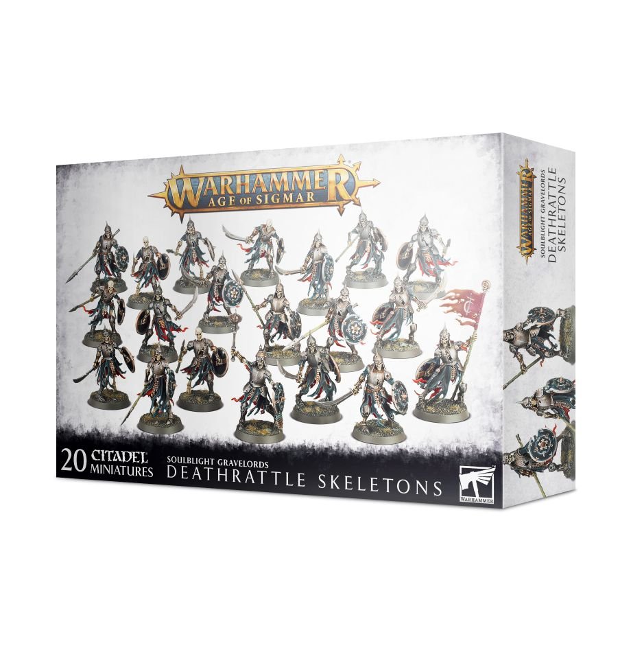 Warhammer: Age of Sigmar - Soulblight Gravelords: Deathrattle Skeletons | All Aboard Games