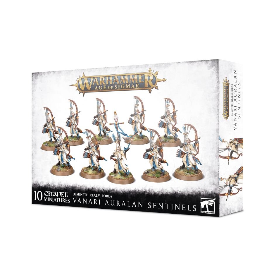 Warhammer: Age of Sigmar - Lumineth Realm-Lords: Vanari Auralan Sentinels | All Aboard Games