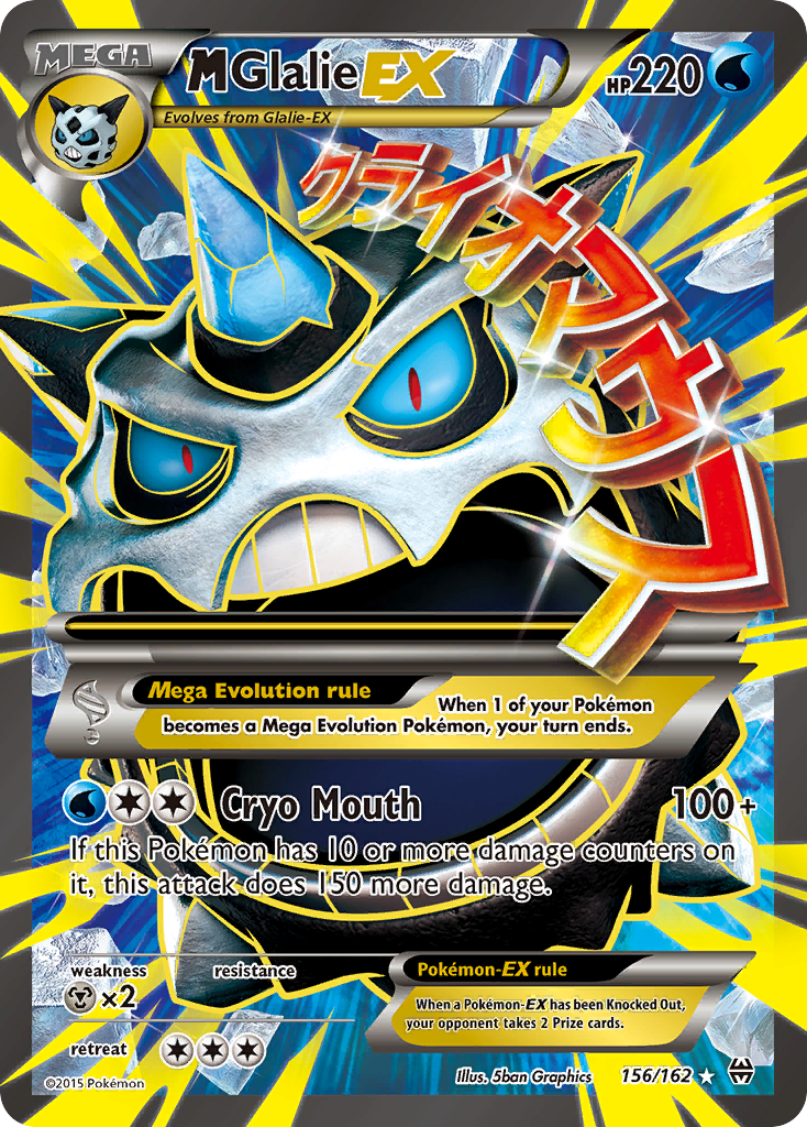 M Glalie EX (156/162) [XY: BREAKthrough] | All Aboard Games