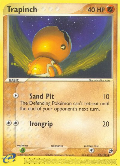 Trapinch (82/100) [EX: Sandstorm] | All Aboard Games