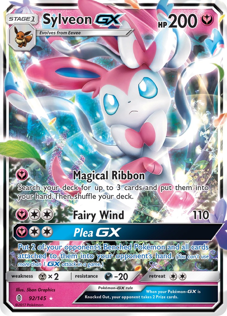 Sylveon GX (92/145) [Sun & Moon: Guardians Rising] | All Aboard Games