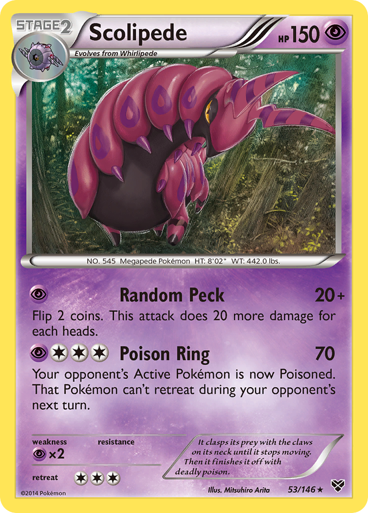 Scolipede (53/146) [XY: Base Set] | All Aboard Games