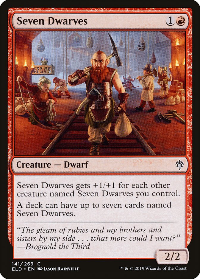 Seven Dwarves [Throne of Eldraine] | All Aboard Games