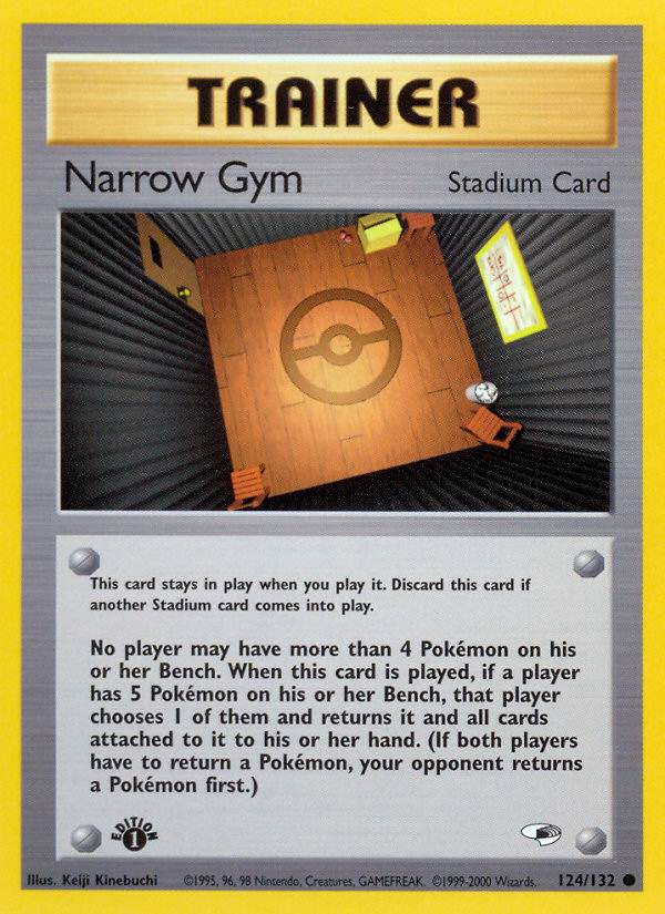 Narrow Gym (124/132) [Gym Heroes 1st Edition] | All Aboard Games