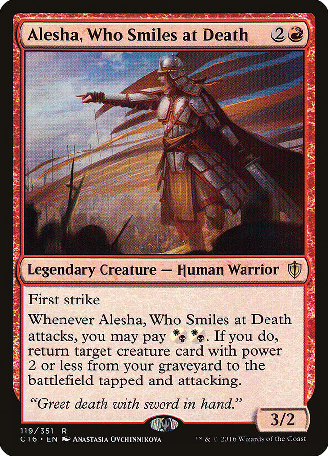 Alesha, Who Smiles at Death [Commander 2016] | All Aboard Games