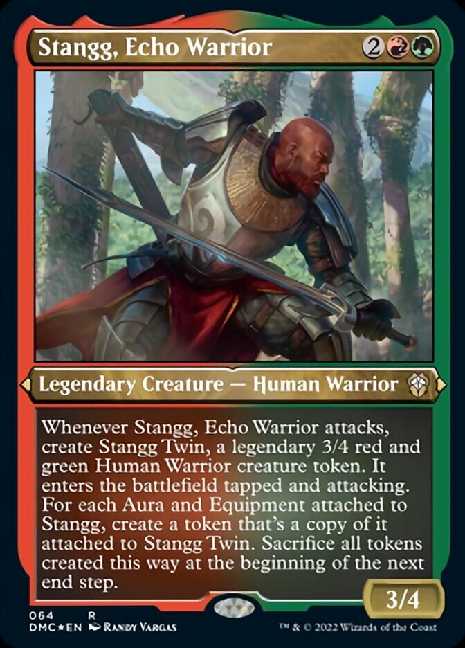 Stangg, Echo Warrior (Foil Etched) [Dominaria United Commander] | All Aboard Games