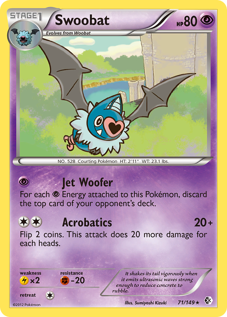 Swoobat (71/149) [Black & White: Boundaries Crossed] | All Aboard Games