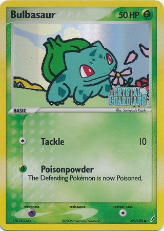 Bulbasaur (45/100) (Stamped) [EX: Crystal Guardians] | All Aboard Games