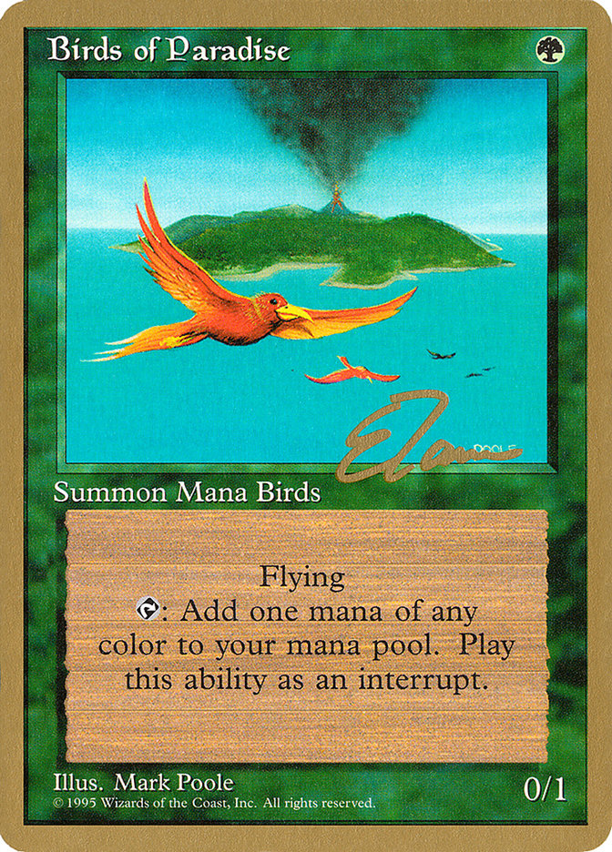 Birds of Paradise (Eric Tam) [Pro Tour Collector Set] | All Aboard Games