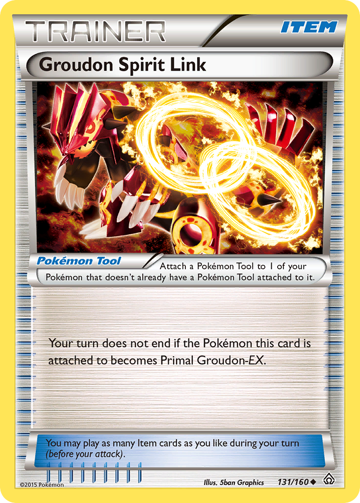 Groudon Spirit Link (131/160) [XY: Primal Clash] | All Aboard Games