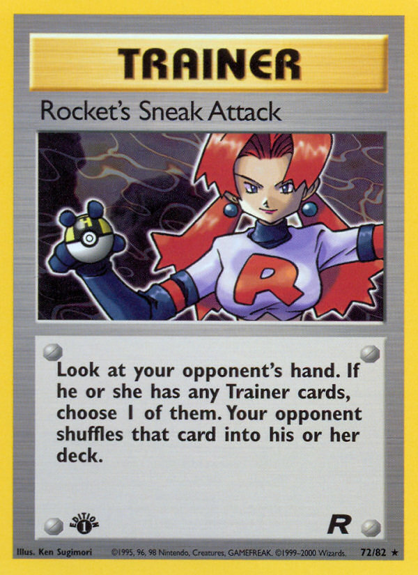 Rocket's Sneak Attack (72/82) [Team Rocket 1st Edition] | All Aboard Games