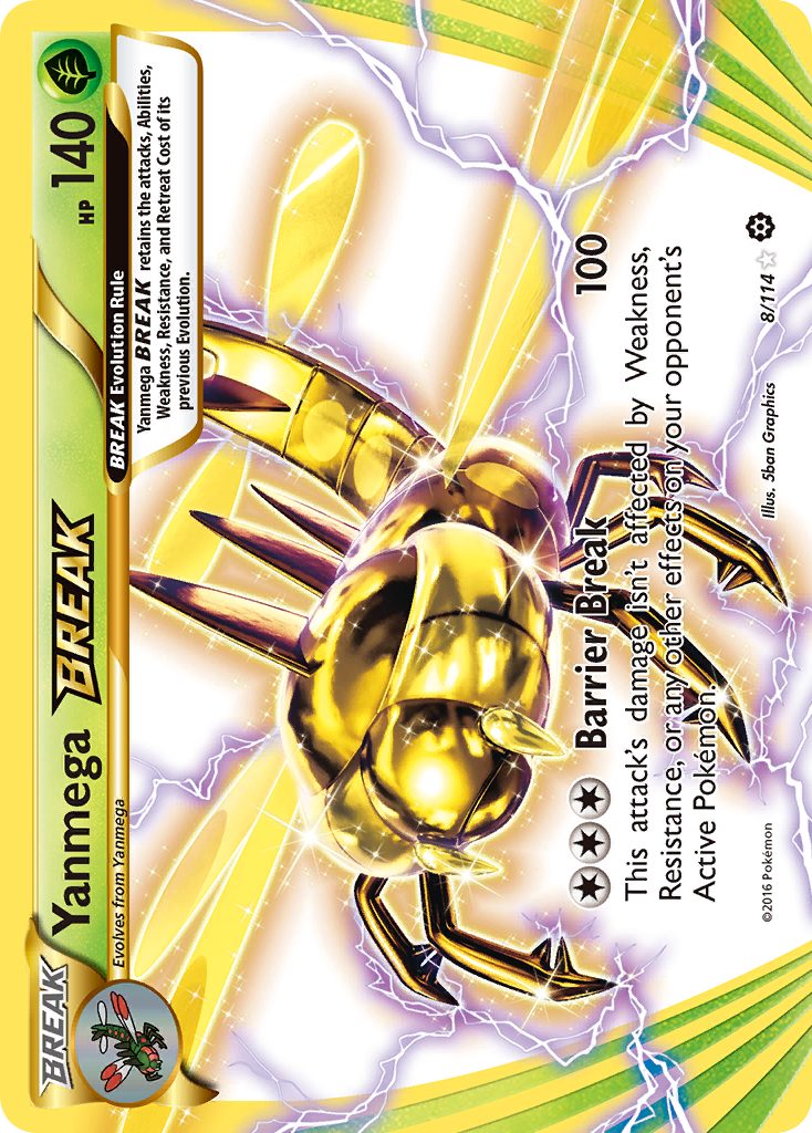 Yanmega BREAK (8/114) [XY: Steam Siege] | All Aboard Games