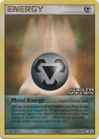 Metal Energy (107/113) (Stamped) [EX: Delta Species] | All Aboard Games