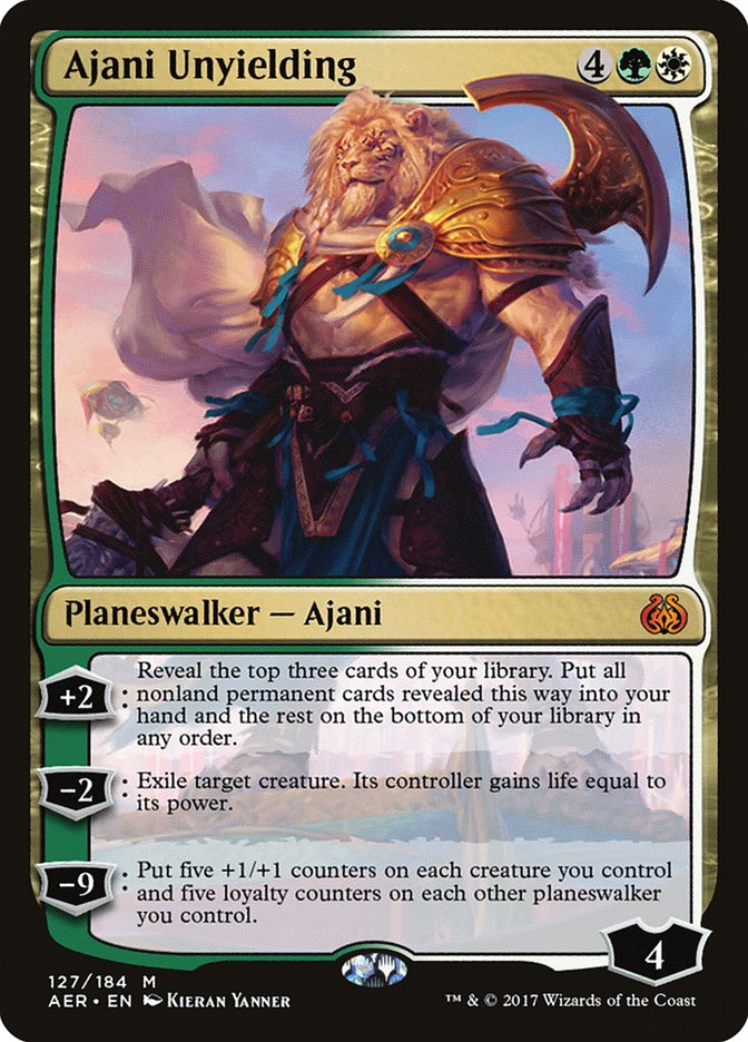 Ajani Unyielding [Aether Revolt] | All Aboard Games
