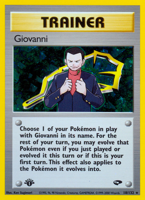 Giovanni (18/132) [Gym Challenge 1st Edition] | All Aboard Games