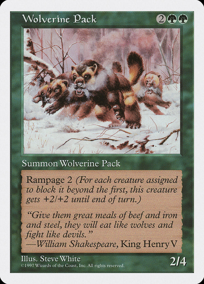 Wolverine Pack [Fifth Edition] | All Aboard Games