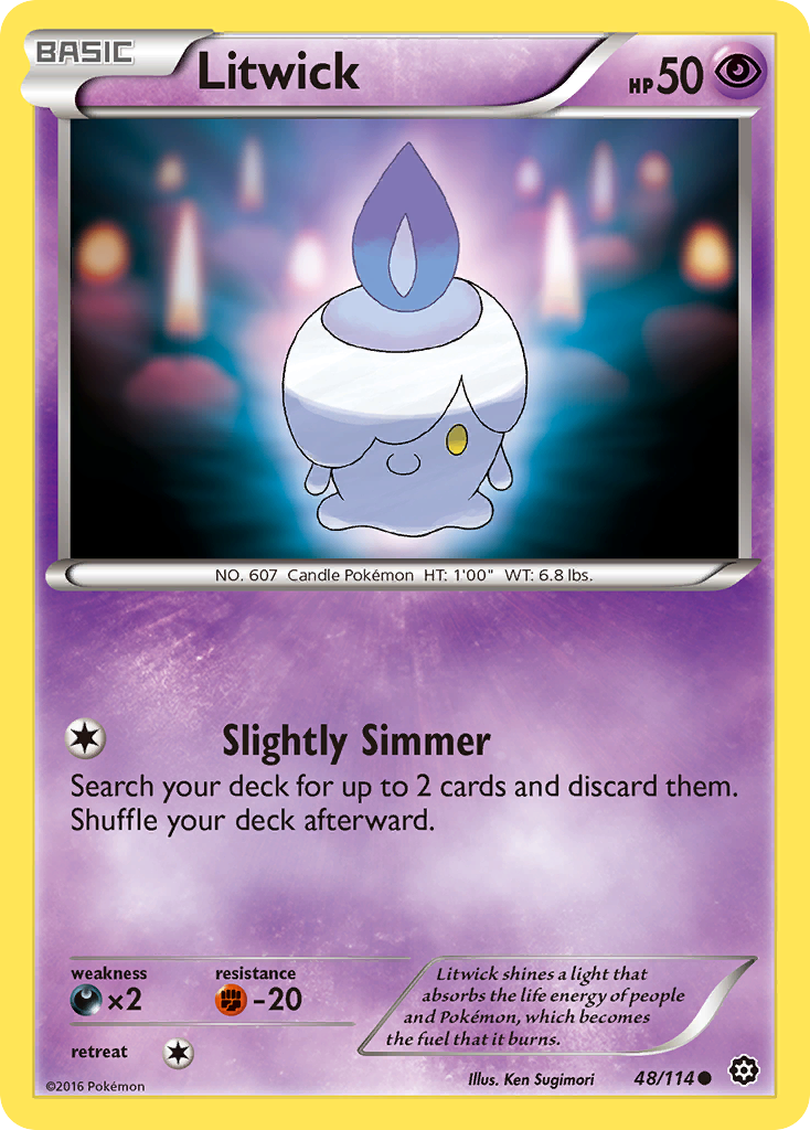 Litwick (48/114) [XY: Steam Siege] | All Aboard Games