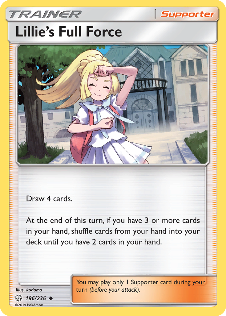 Lillie's Full Force (196/236) [Sun & Moon: Cosmic Eclipse] | All Aboard Games