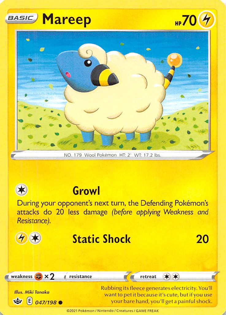 Mareep (047/198) [Sword & Shield: Chilling Reign] | All Aboard Games