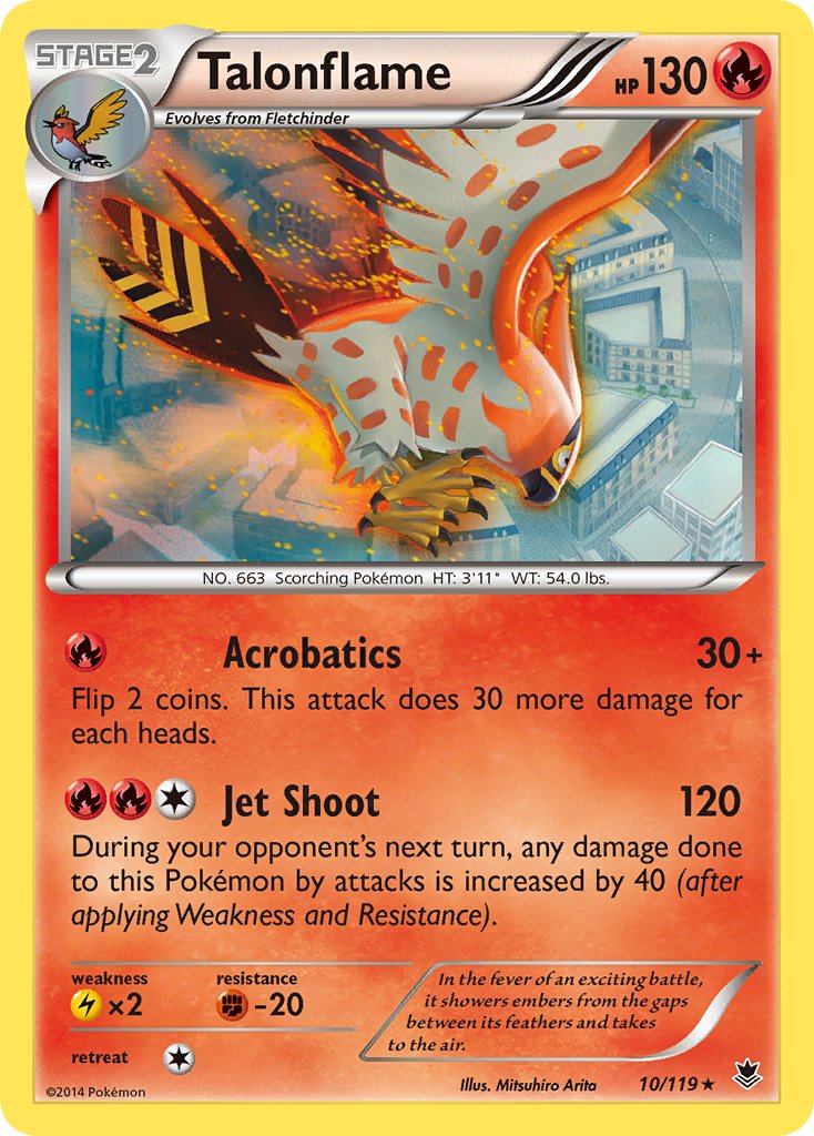 Talonflame (10/119) (Theme Deck Exclusive) [XY: Phantom Forces] | All Aboard Games