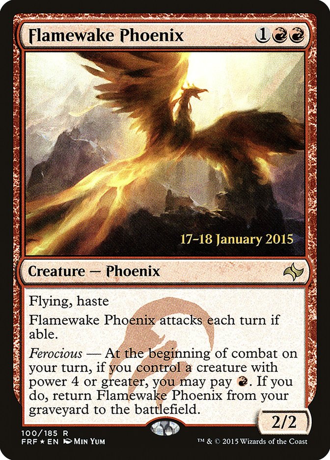 Flamewake Phoenix  [Fate Reforged Prerelease Promos] | All Aboard Games