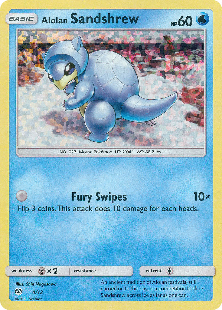 Alolan Sandshrew (4/12) [McDonald's Promos: 2019 Collection] | All Aboard Games