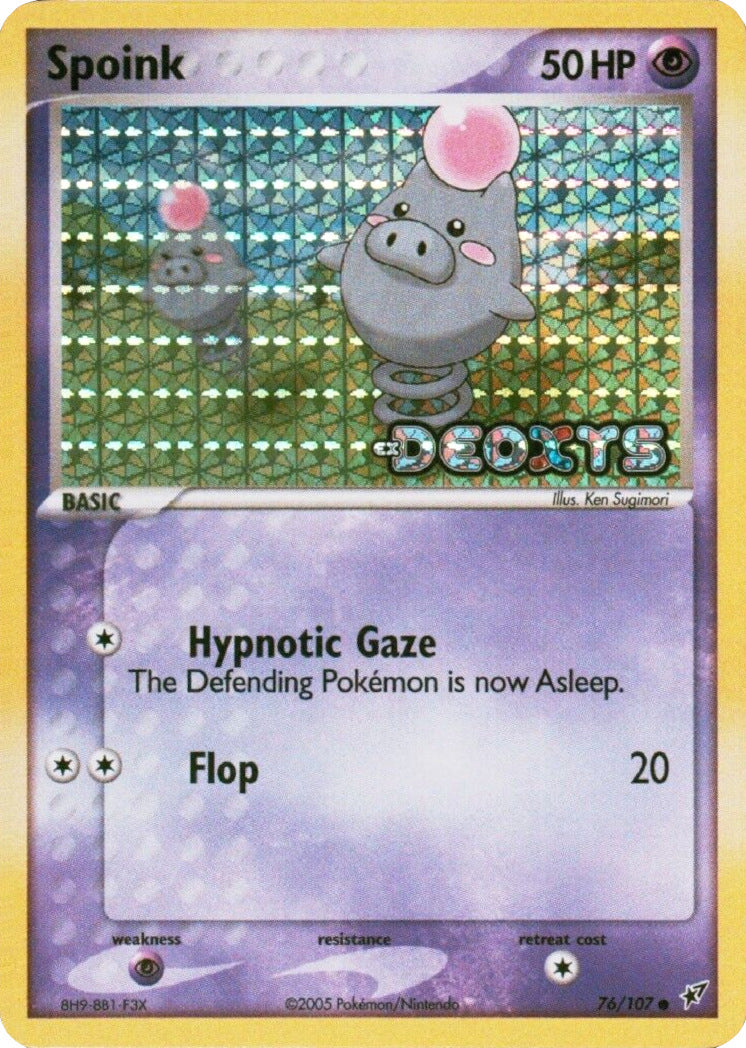 Spoink (76/107) (Stamped) [EX: Deoxys] | All Aboard Games