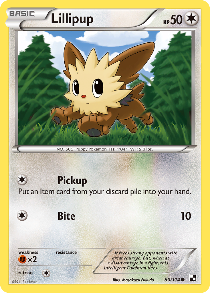 Lillipup (80/114) [Black & White: Base Set] | All Aboard Games