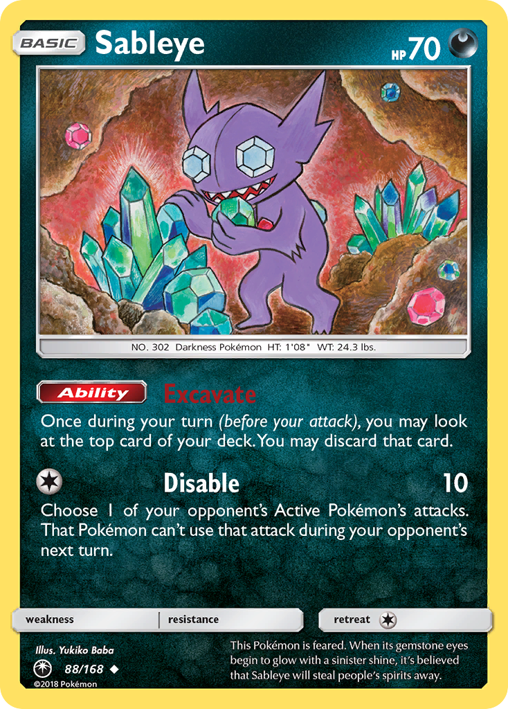 Sableye (88/168) [Sun & Moon: Celestial Storm] | All Aboard Games