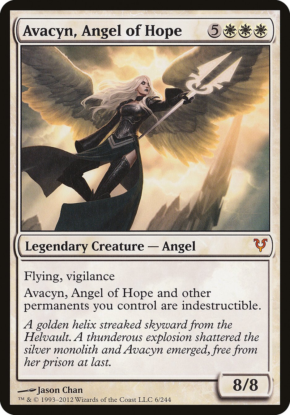 Avacyn, Angel of Hope (Oversized) [Open the Helvault] | All Aboard Games