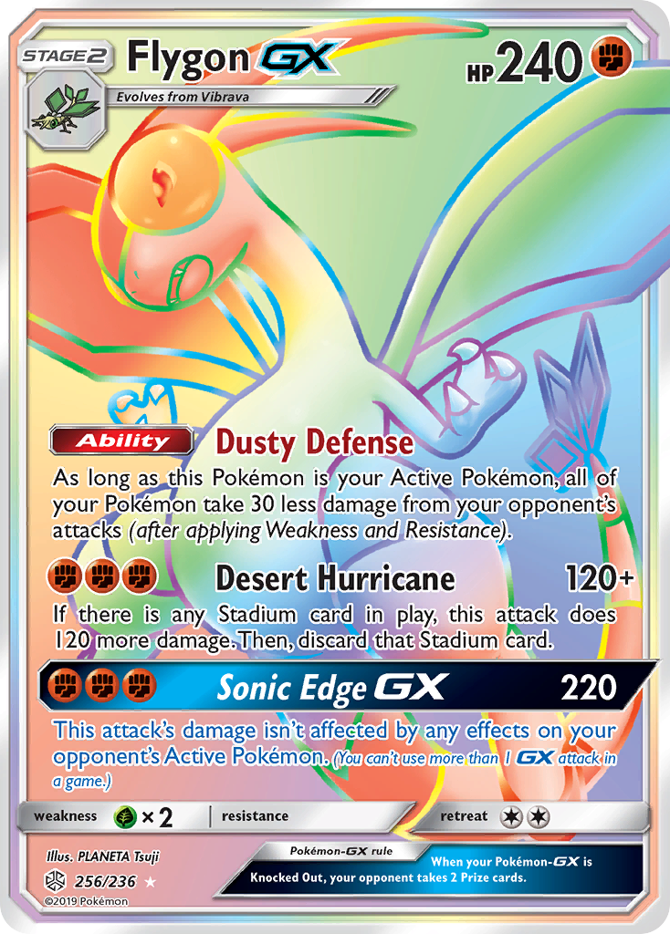 Flygon GX (256/236) [Sun & Moon: Cosmic Eclipse] | All Aboard Games