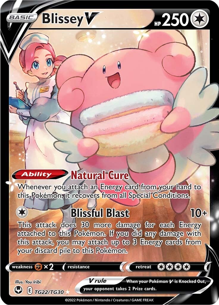 Blissey V (TG22/TG30) [Sword & Shield: Silver Tempest] | All Aboard Games