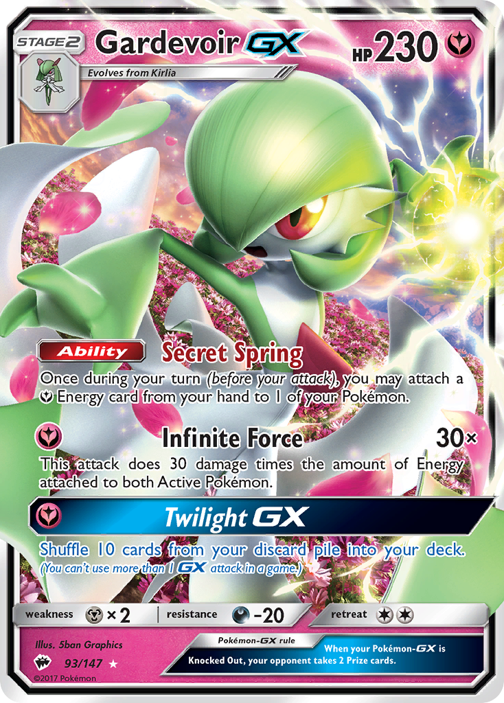 Gardevoir GX (93/147) [Sun & Moon: Burning Shadows] | All Aboard Games