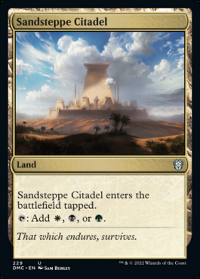 Sandsteppe Citadel [Dominaria United Commander] | All Aboard Games
