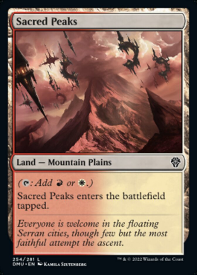 Sacred Peaks [Dominaria United] | All Aboard Games