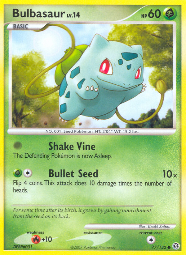 Bulbasaur (77/132) [Diamond & Pearl: Secret Wonders] | All Aboard Games