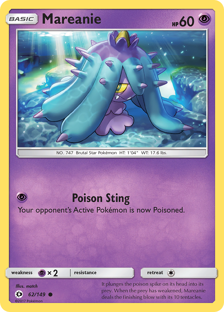 Mareanie (62/149) [Sun & Moon: Base Set] | All Aboard Games